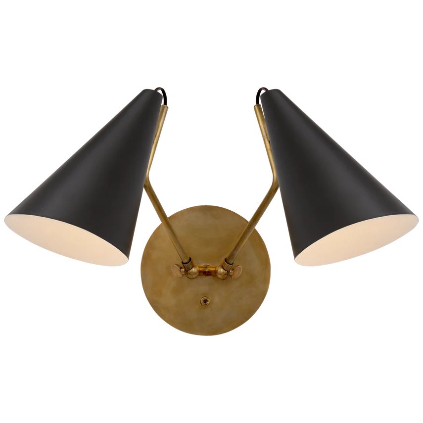 Clemente Double Sconce - Various Colours