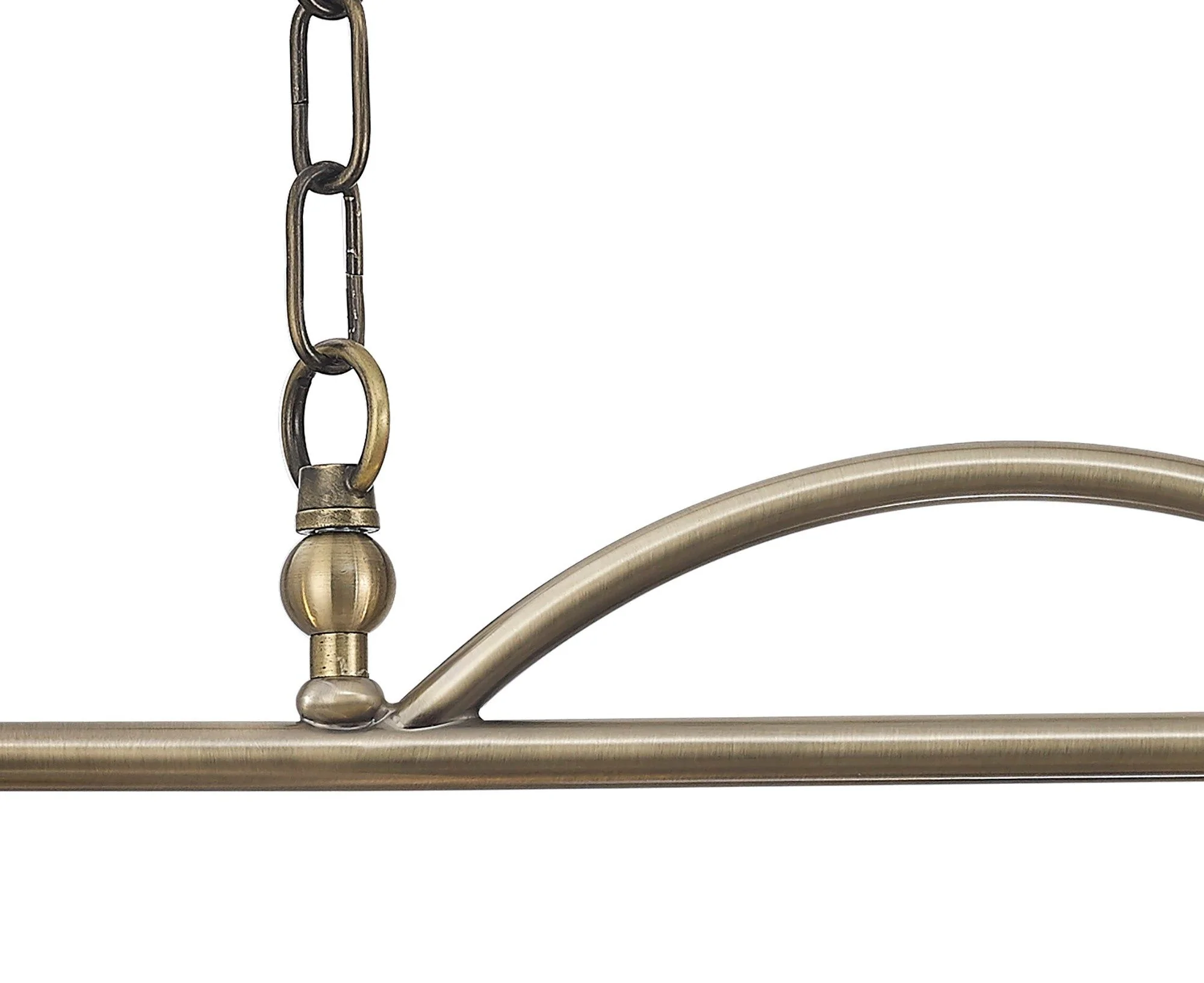 Cleron Semi Flush / Kitchen Light, 2/3, Satin Nickel, Polished Nickel, Antique Brass / Prismatic Glass - Image 17