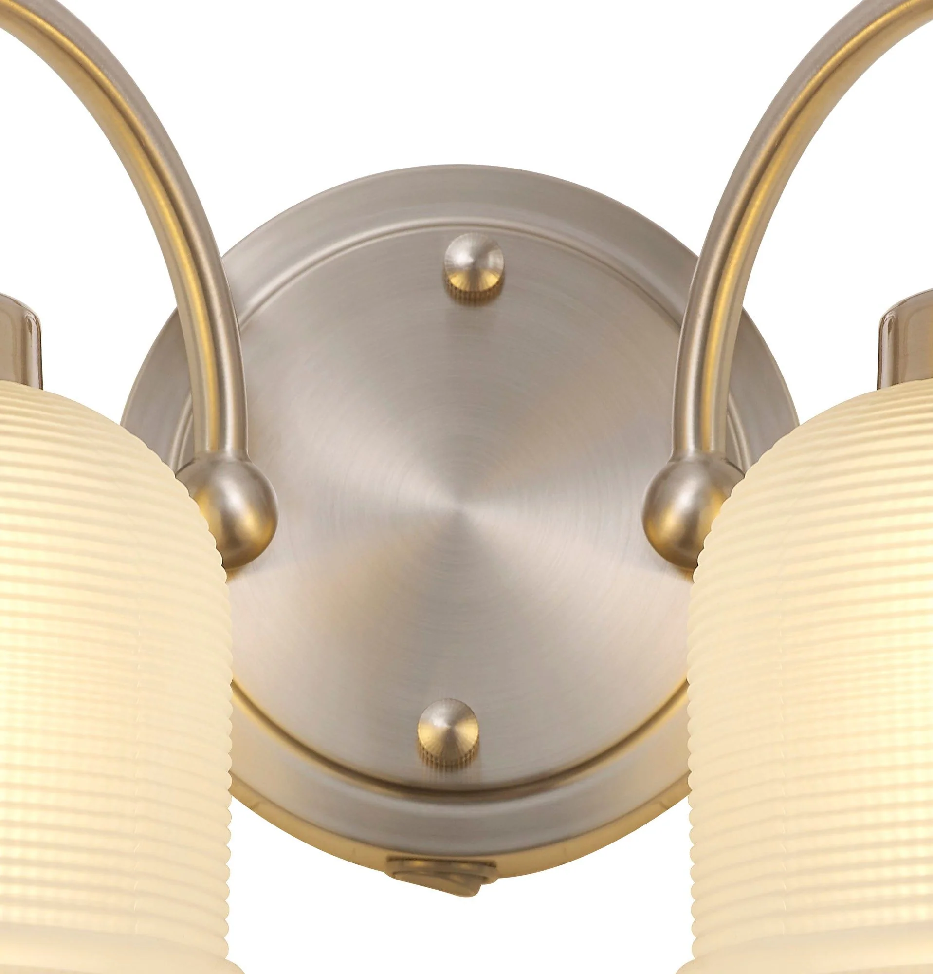 Cleron Switched Wall Lamp 2 Light E27 Polished Nickel / Prismatic Glass - Image 9