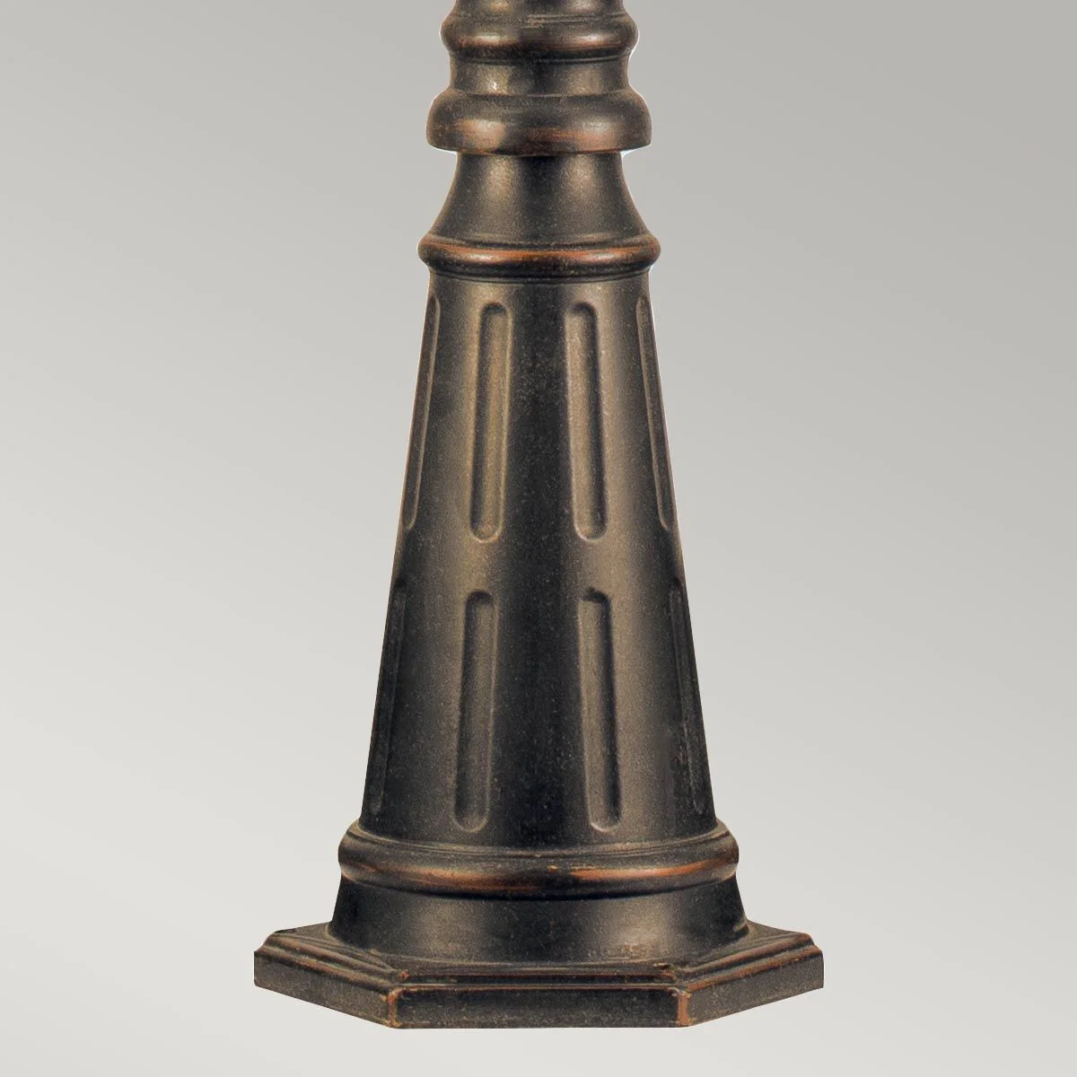 Cleveland 1 Light Small/Medium Pillar Lantern - Weathered Bronze IP44 - Image 7