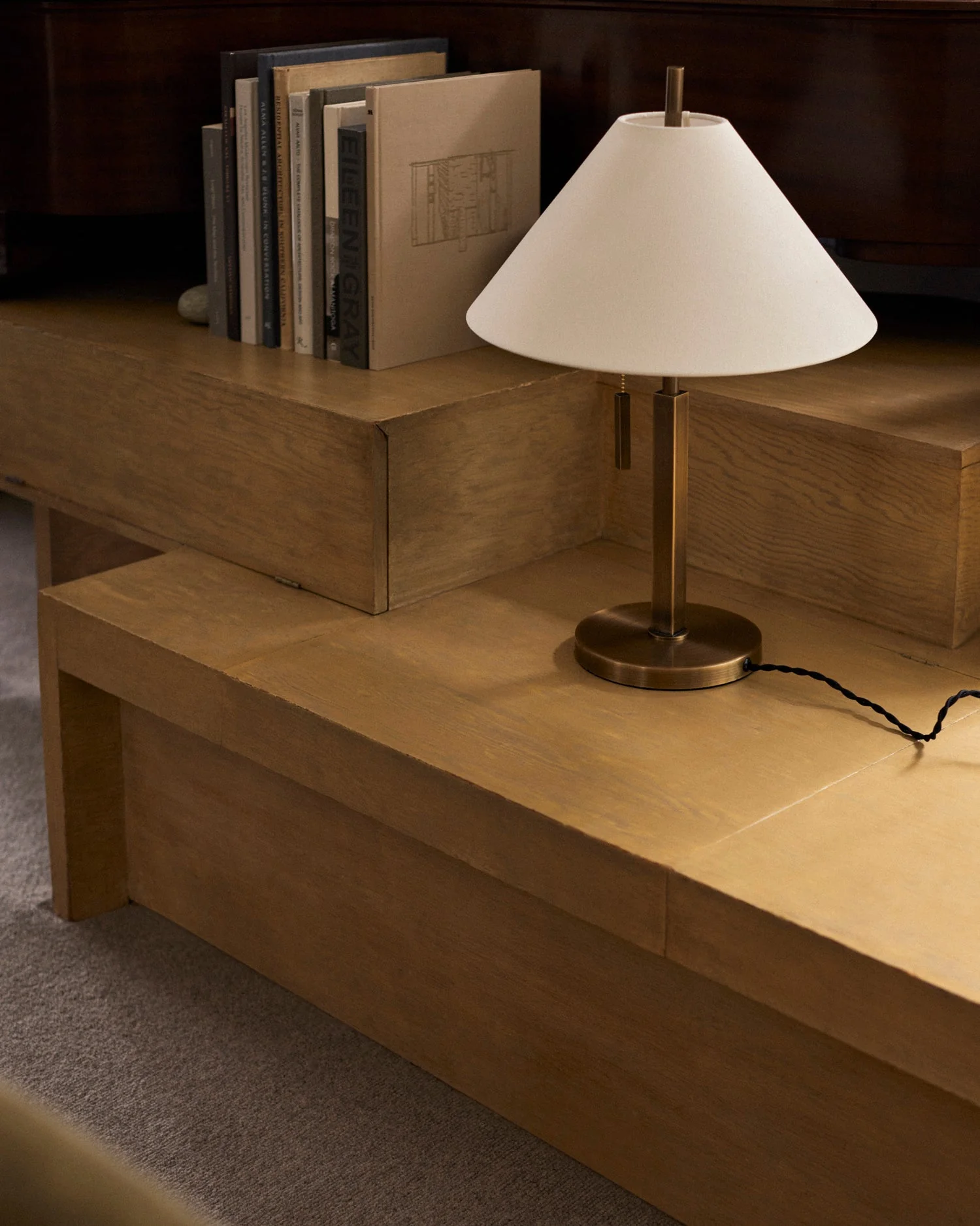 Clic 1Lt Table Lamp - Patina Brass - Image 2