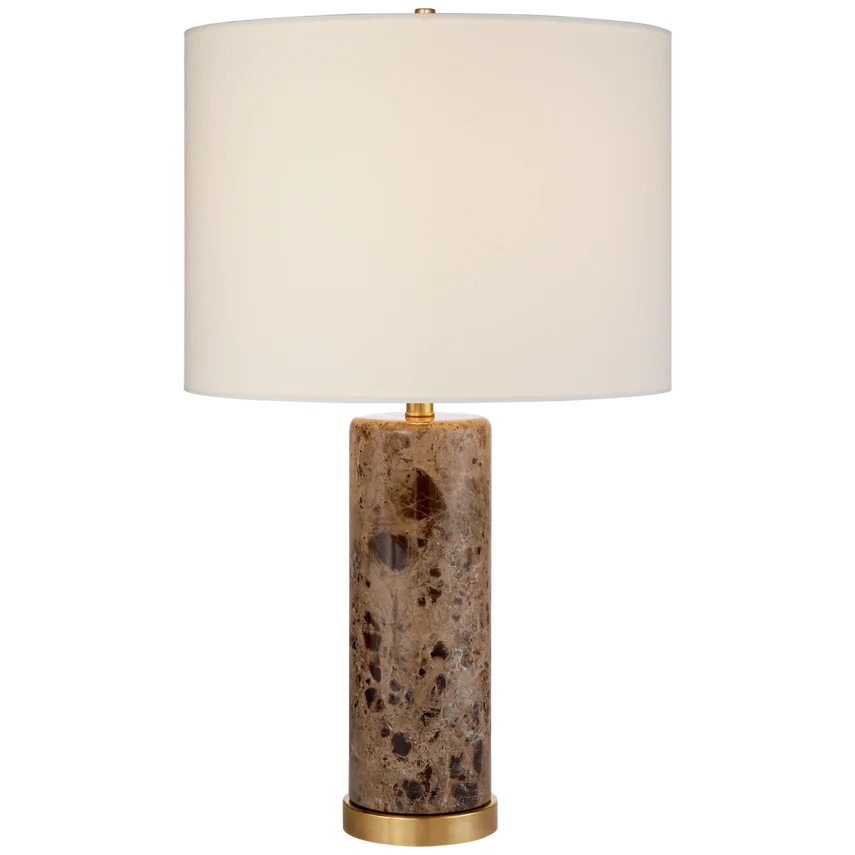 Cliff Table Lamp - Black/Brown Marble - Image 2