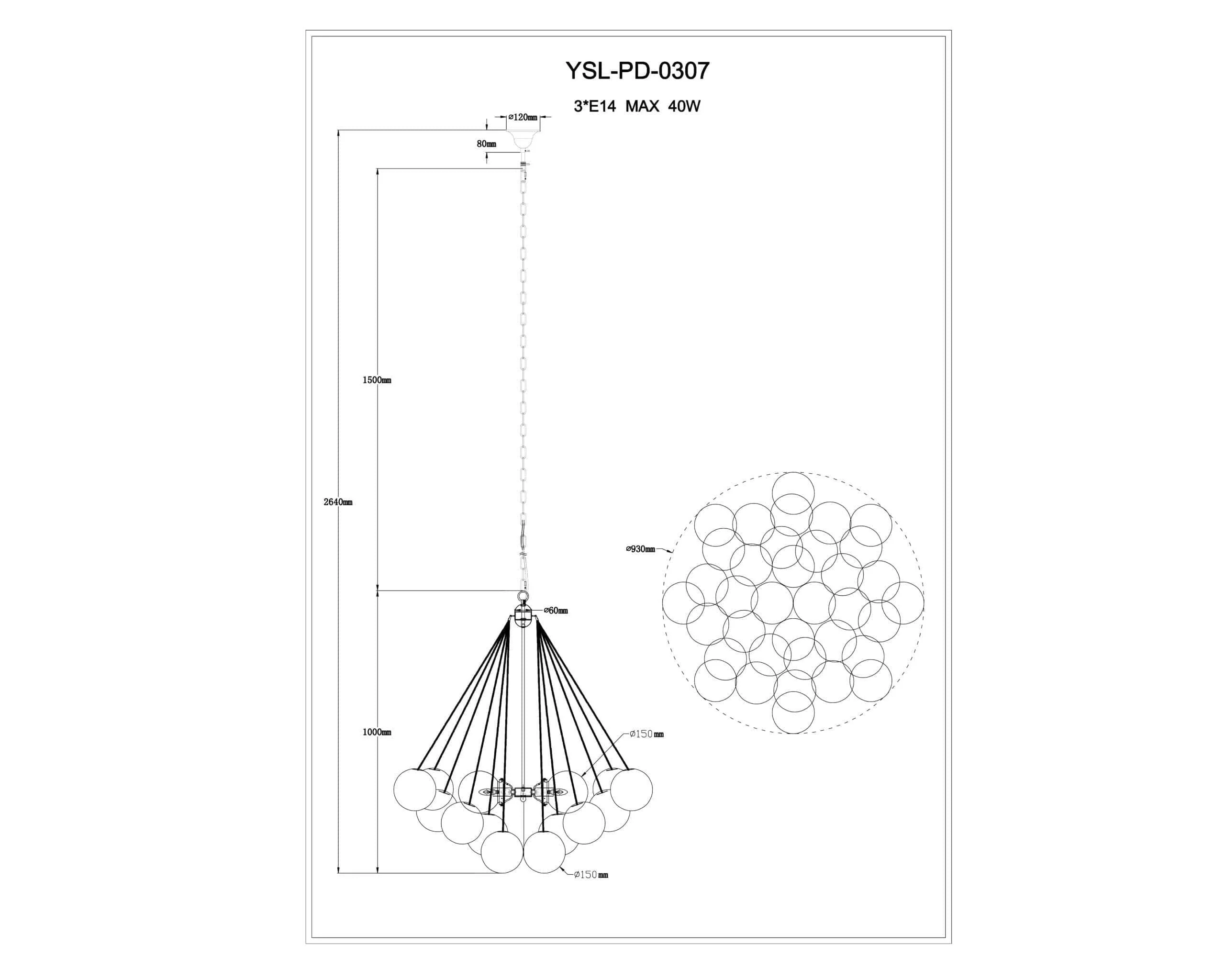 Cloud Pendant Lamp E14 - Image 7