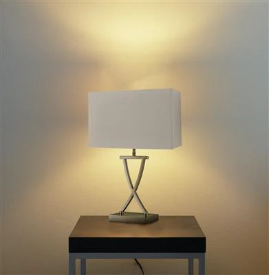 Club Table Lamp - Brass/Chrome - Image 3