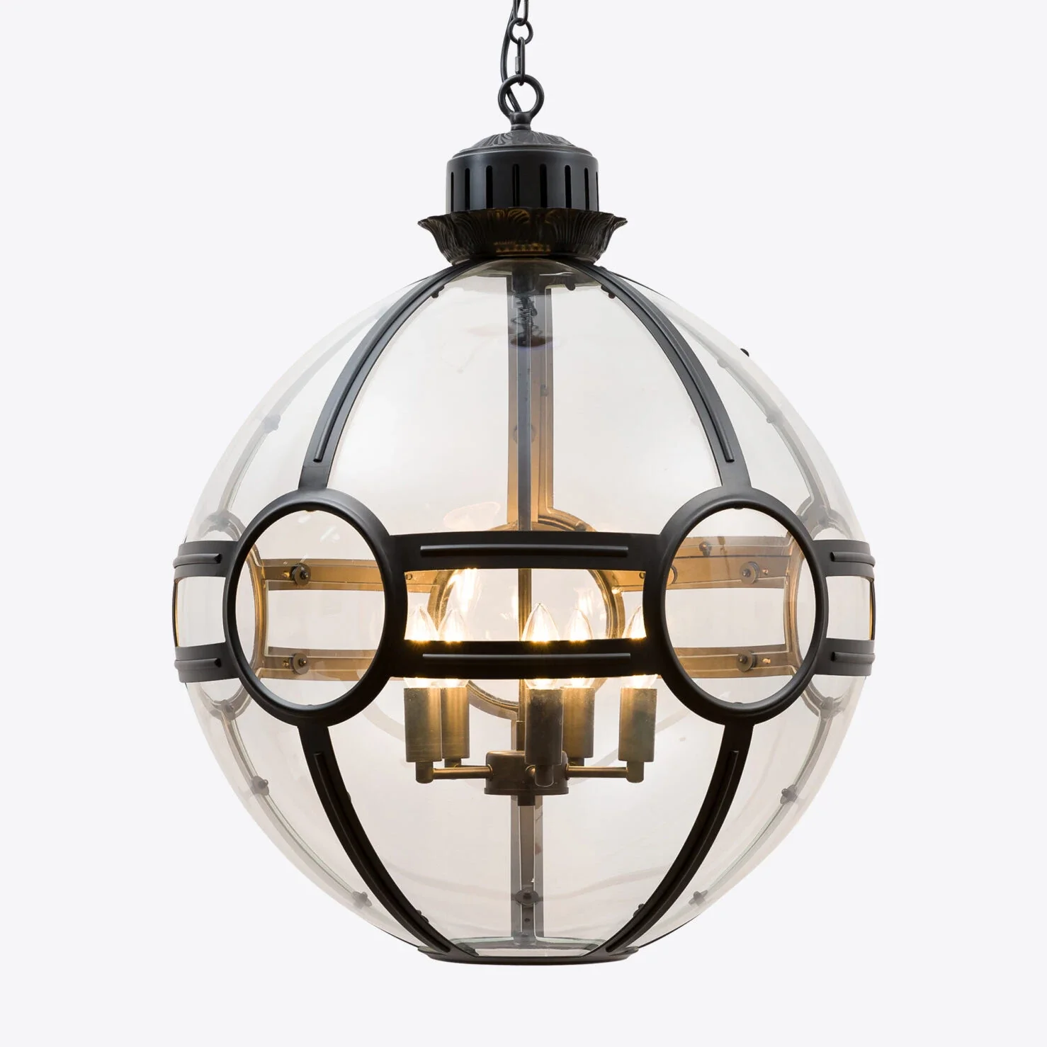 Clyde Globe Lantern - Brass/ Bronze Finish - Image 15