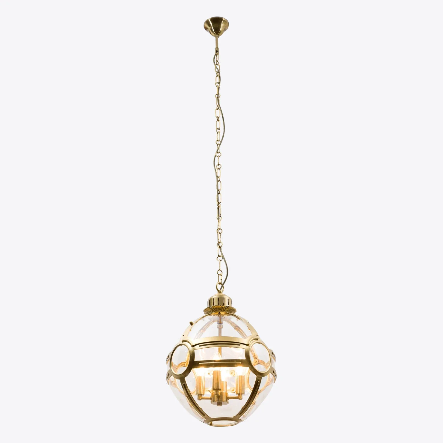 Clyde Globe Lantern - Brass/ Bronze Finish - Image 17