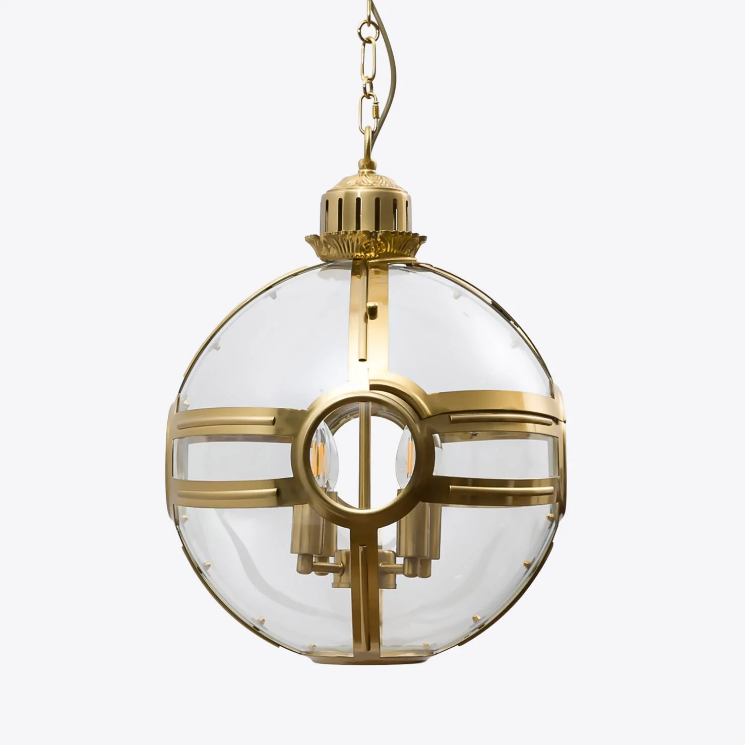 Clyde Globe Lantern - Brass/ Bronze Finish - Image 19