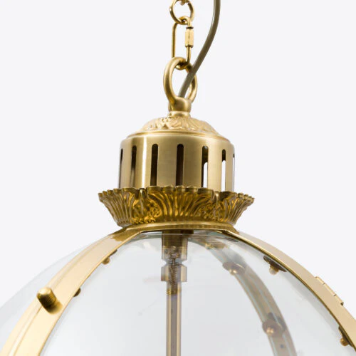 Clyde Globe Lantern - Brass/ Bronze Finish - Image 2