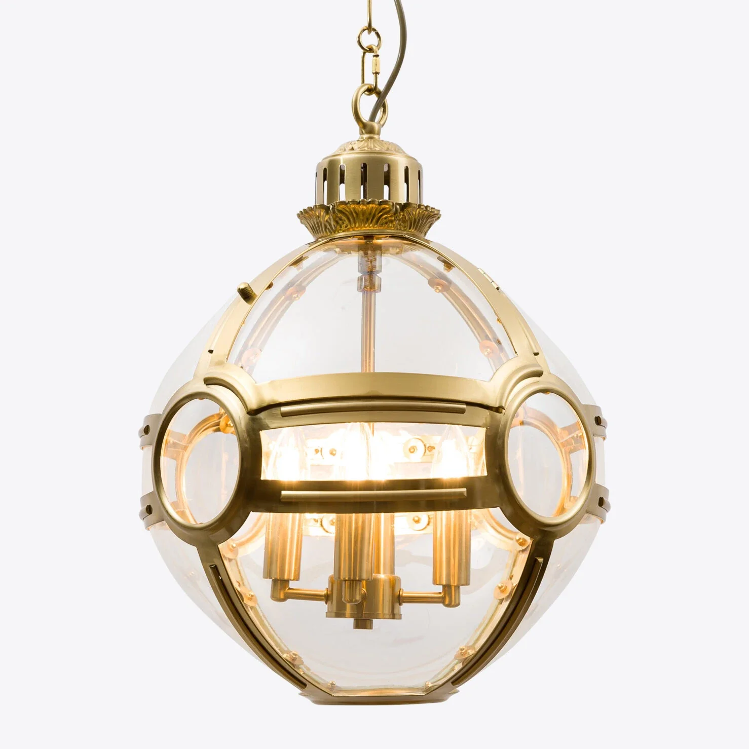Clyde Globe Lantern - Brass/ Bronze Finish - Image 21