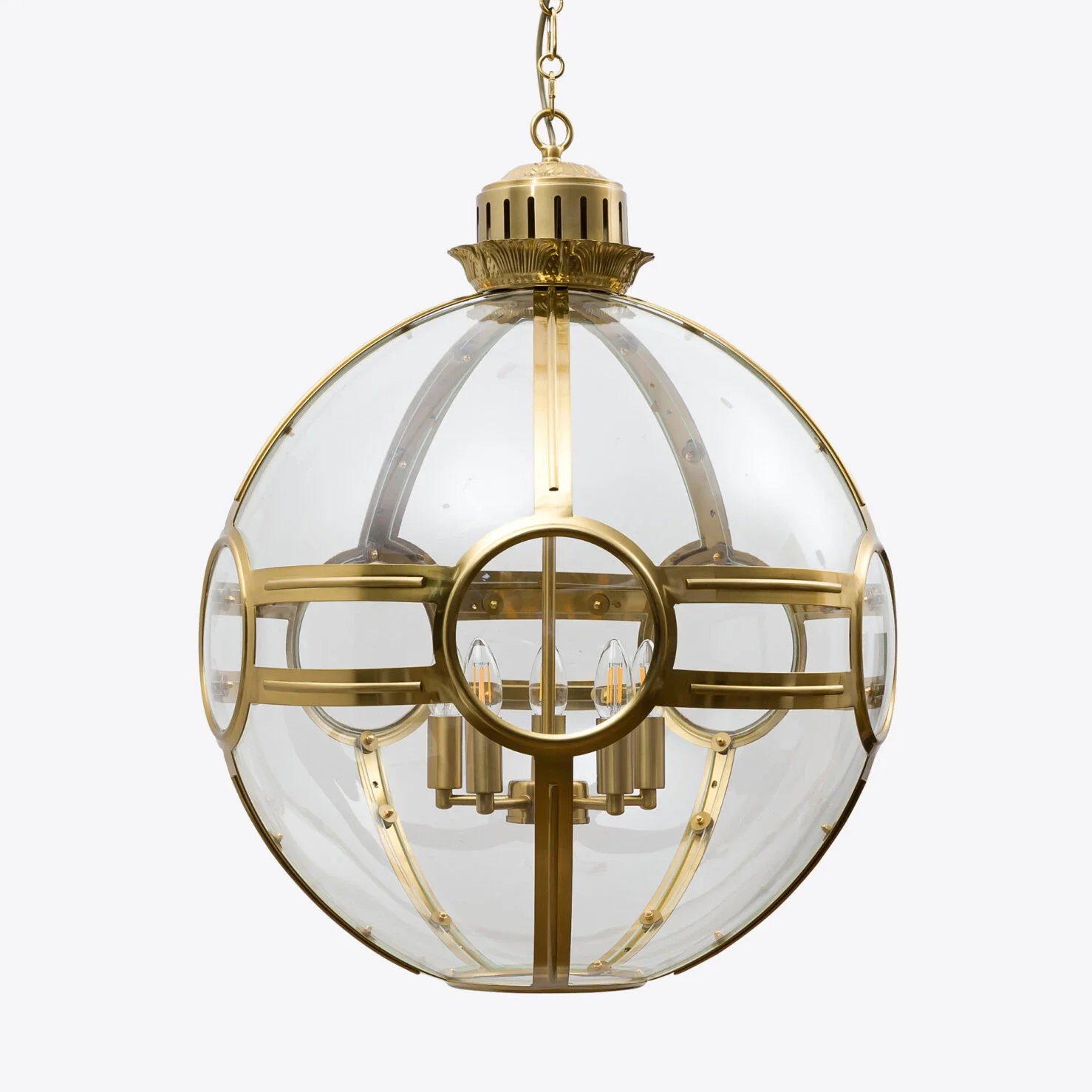 Clyde Globe Lantern - Brass/ Bronze Finish - Image 6