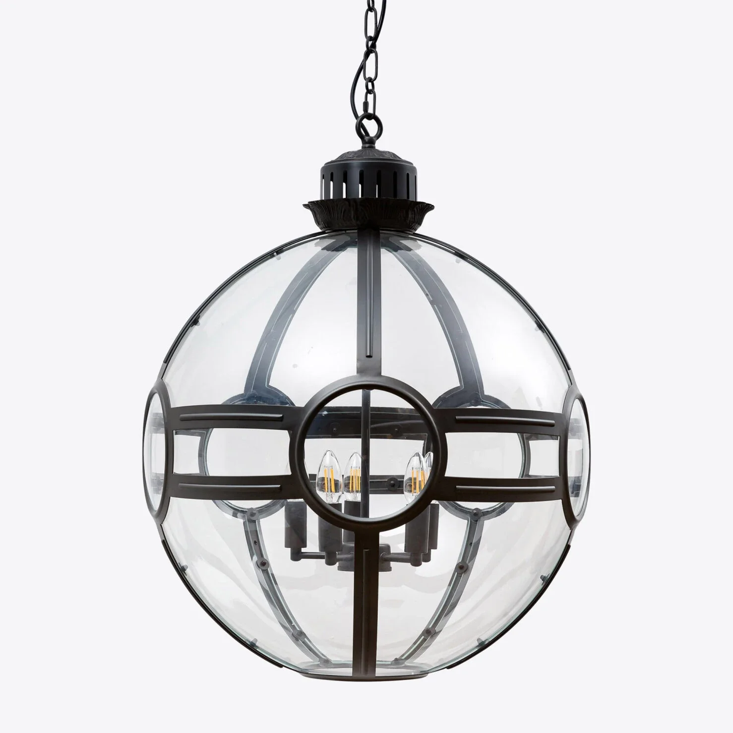 Clyde Globe Lantern - Brass/ Bronze Finish - Image 7