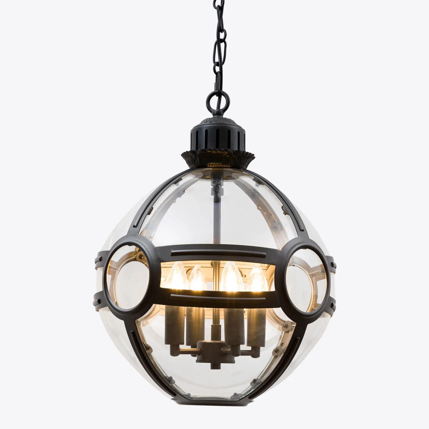 Clyde Globe Lantern - Brass/ Bronze Finish - Image 9