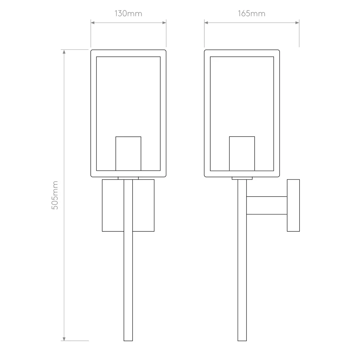 Coach 130 Outdoor Wall Light IP44 - Image 4