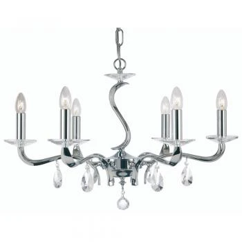 Cobra 6/9 Ceiling Light- Chrome & Antique Brass Finishes - Image 4
