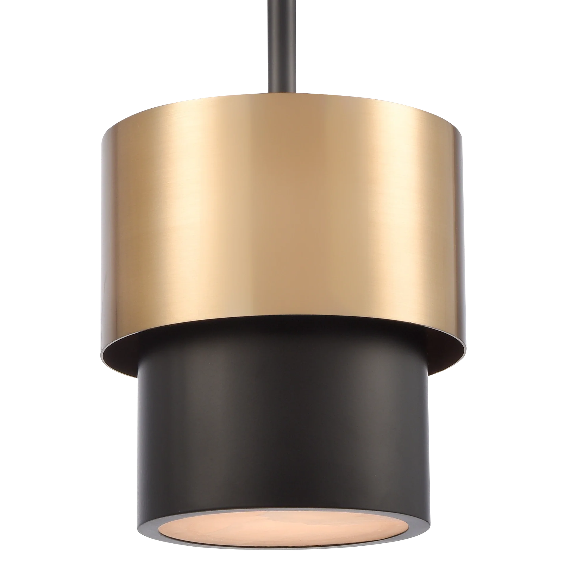 Coburg 1Lt Single Pendant - Brass Finish - Image 3