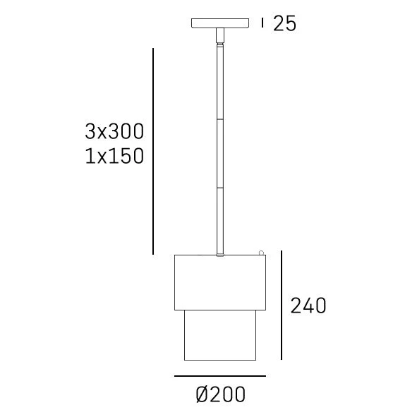 Coburg 1Lt Single Pendant - Brass Finish - Image 4