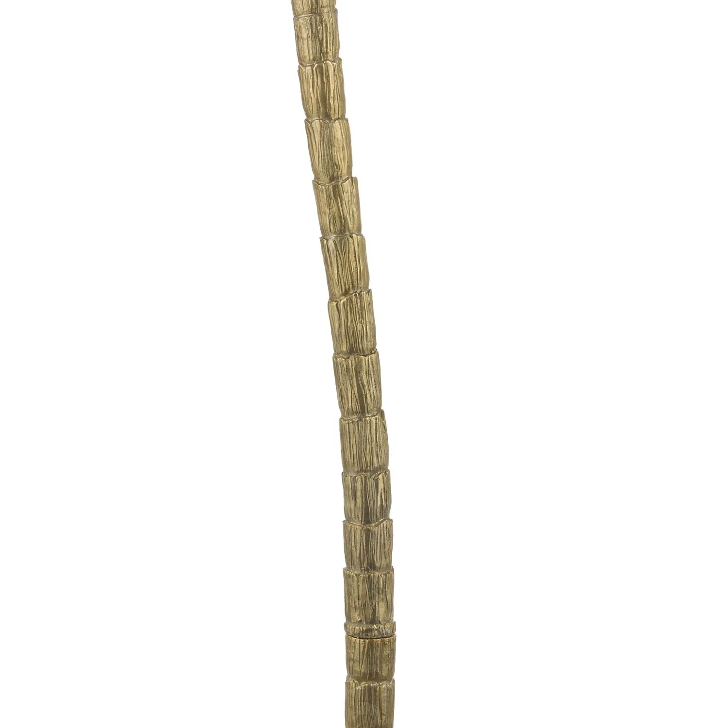 Coco Floor Lamp Antique Gold With Shade E27 - Image 7