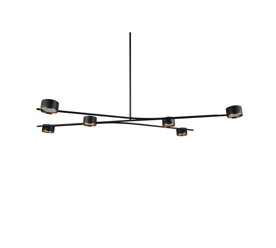 Coda Large Pendant- Black/ Biege Finish - Image 10