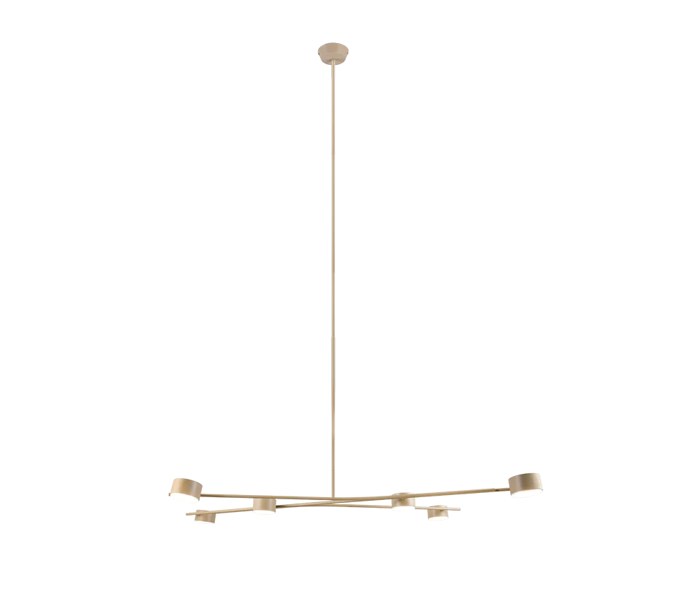 Coda Large Pendant- Black/ Biege Finish - Image 2