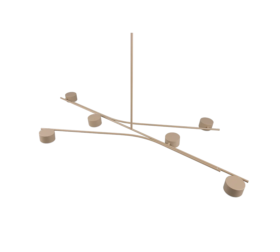 Coda Large Pendant- Black/ Biege Finish - Image 3