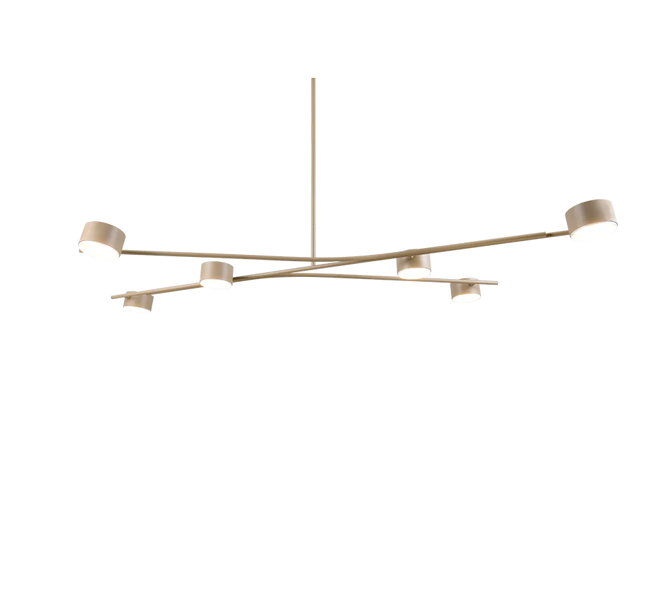 Coda Large Pendant- Black/ Biege Finish - Image 4