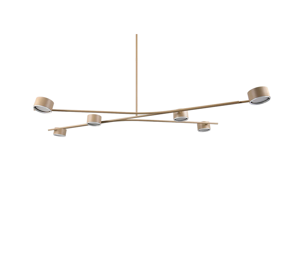 Coda Large Pendant- Black/ Biege Finish - Image 5