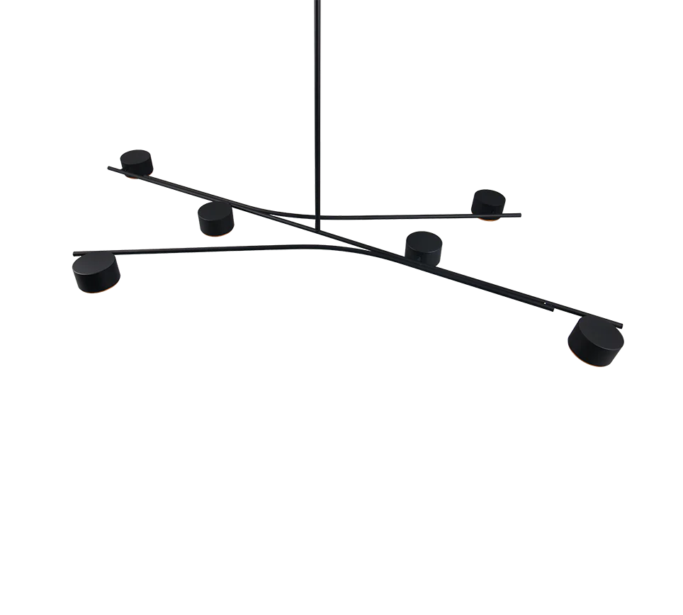 Coda Large Pendant- Black/ Biege Finish - Image 7