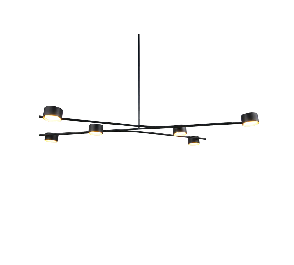 Coda Large Pendant- Black/ Biege Finish - Image 8