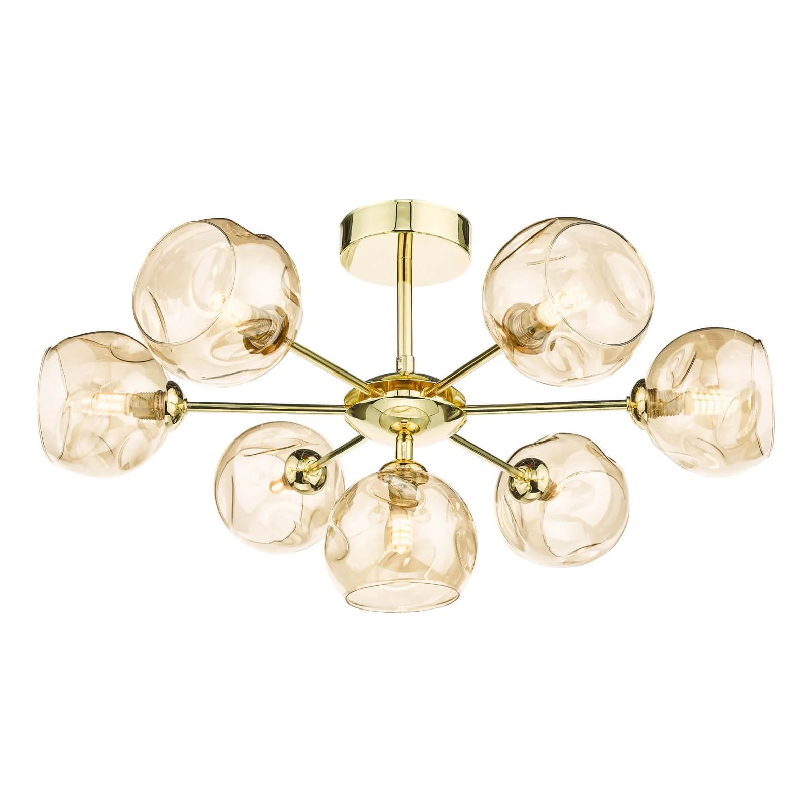 Cohen 7Lt Semi Flush - Various Colours - Image 2