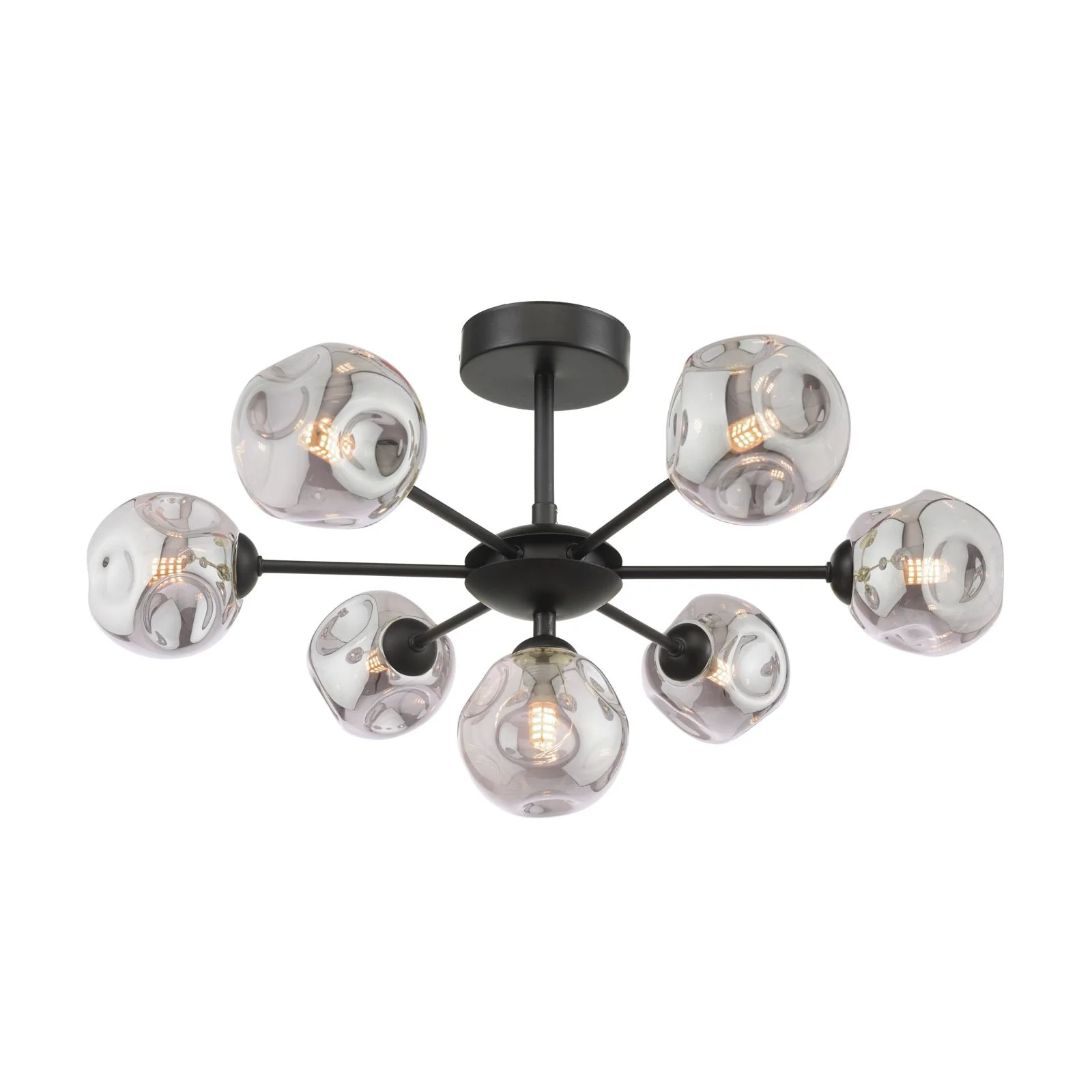 Cohen 7Lt Semi Flush - Various Colours - Image 4