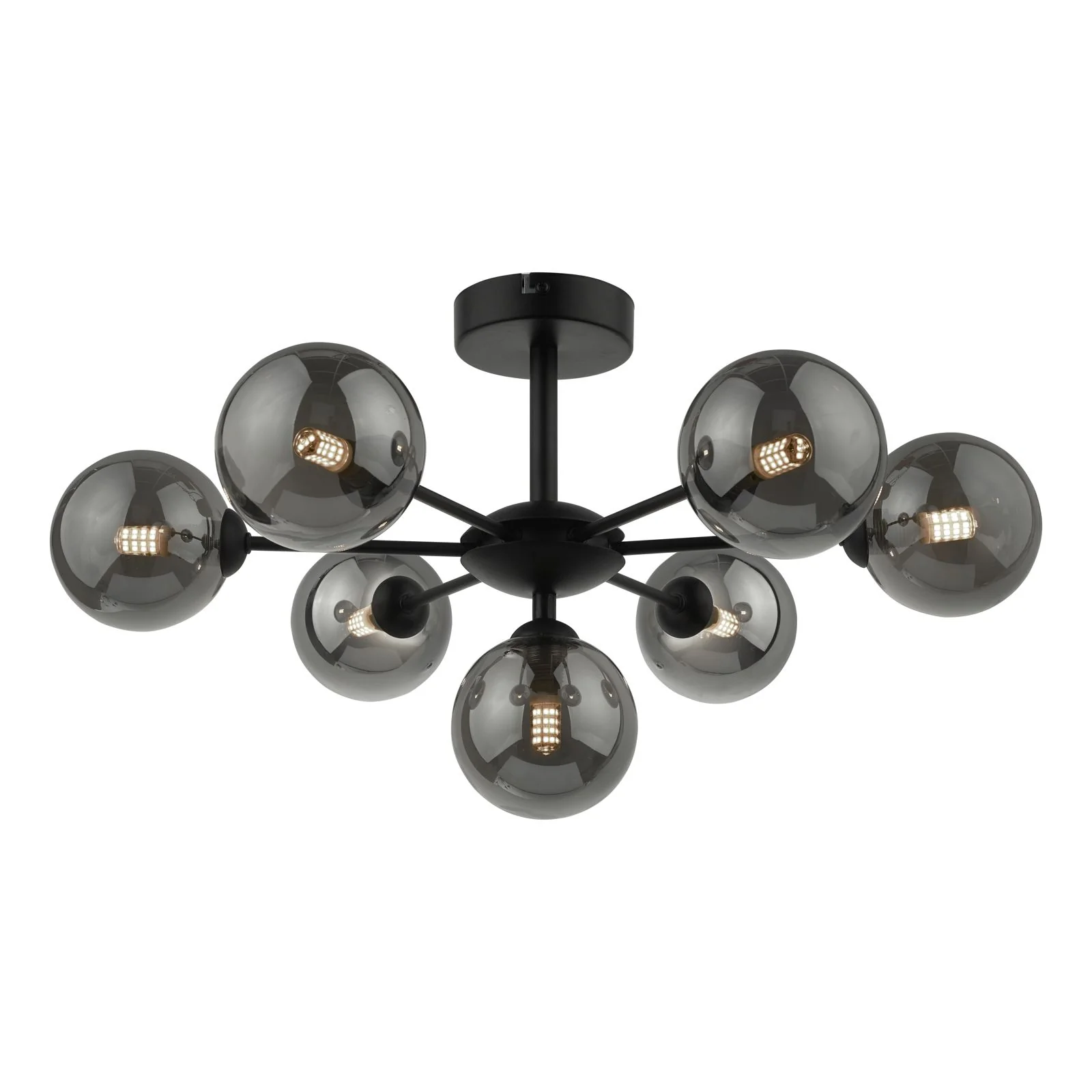 Cohen 7Lt Semi Flush - Various Colours - Image 6