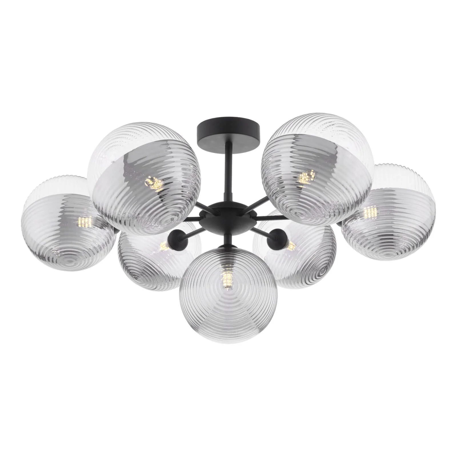 Cohen 7Lt Semi Flush - Various Colours - Image 7