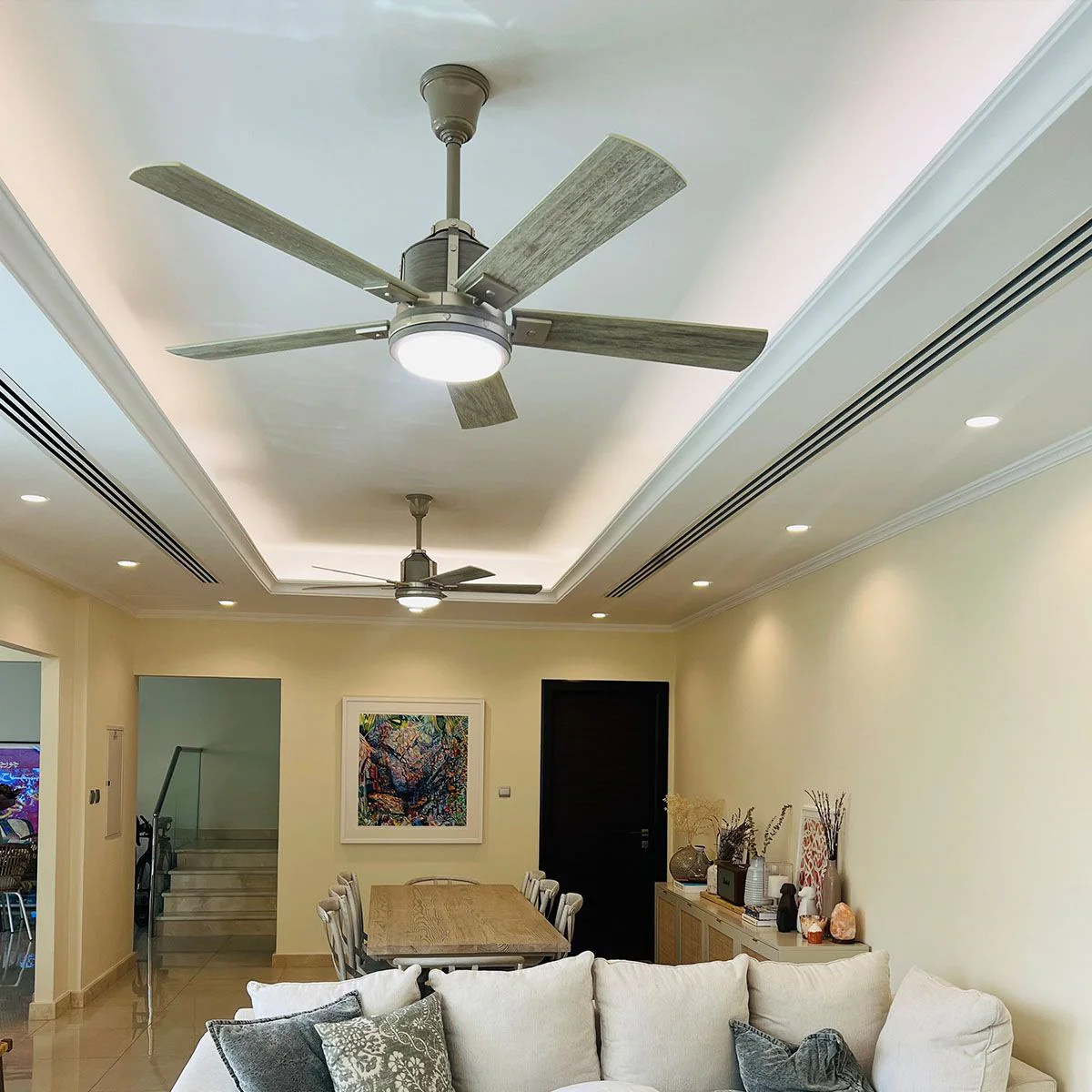 Colerne IP20 - 52in / 132cm Fan - Brushed Nickel - Image 10