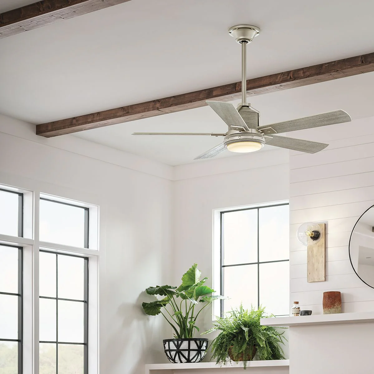 Colerne IP20 - 52in / 132cm Fan - Brushed Nickel - Image 2