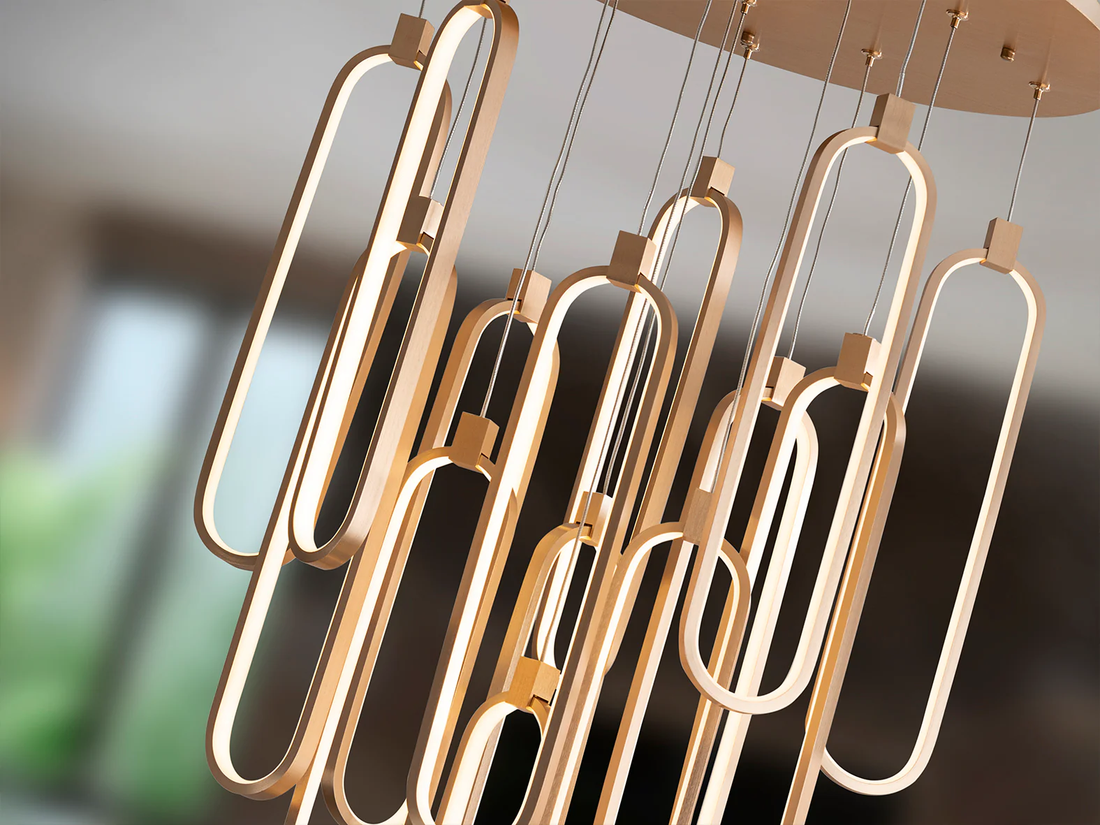 Colette 14Lt Ceiling Light Dimmable- Rose Gold & Black & Rose Gold Finishes - Image 14