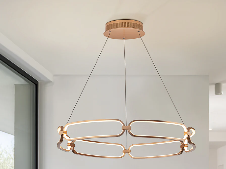 Colette LED Ceiling Light - Rose Gold Finish - Image 2