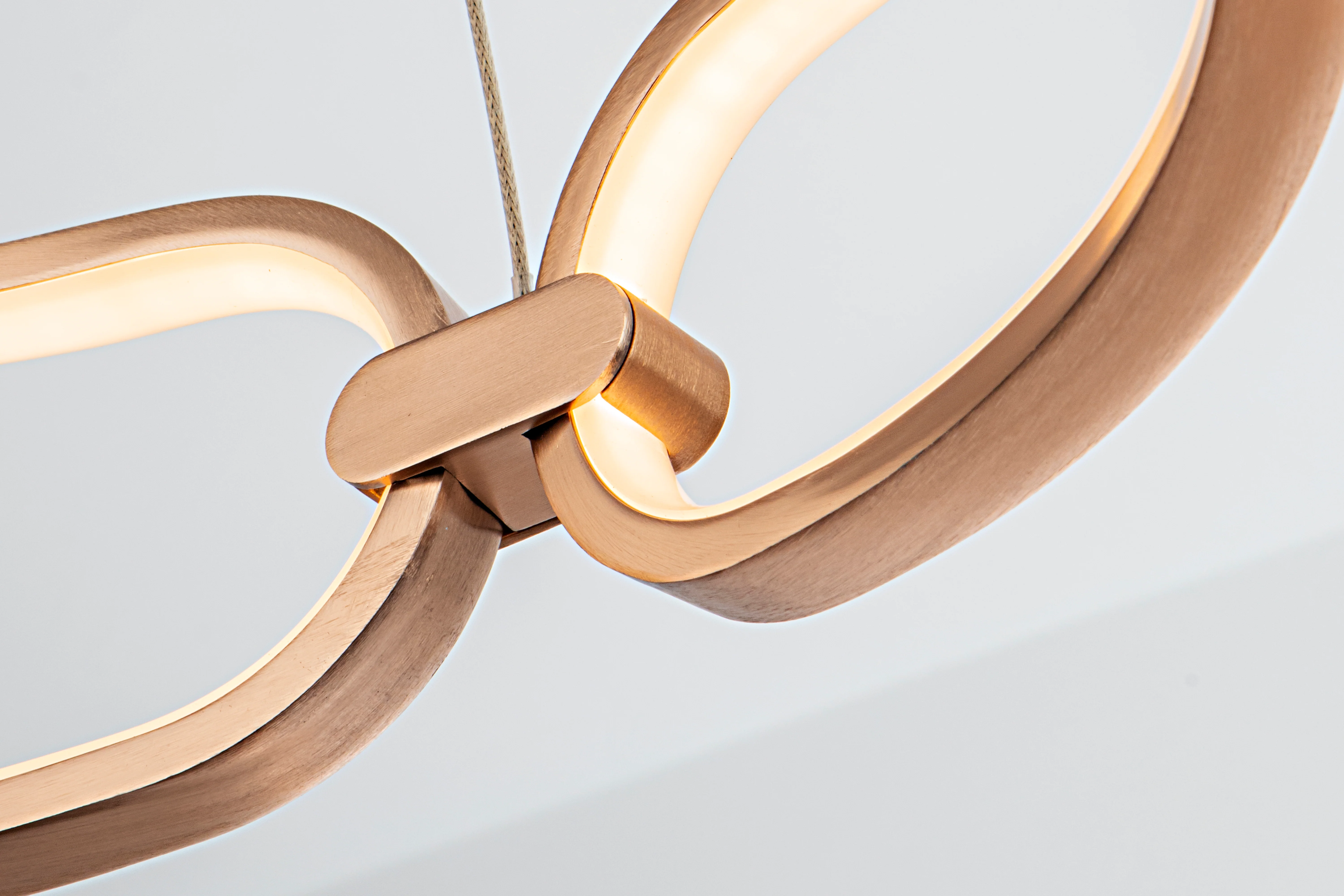 Colette LED Ceiling Light - Rose Gold Finish - Image 4