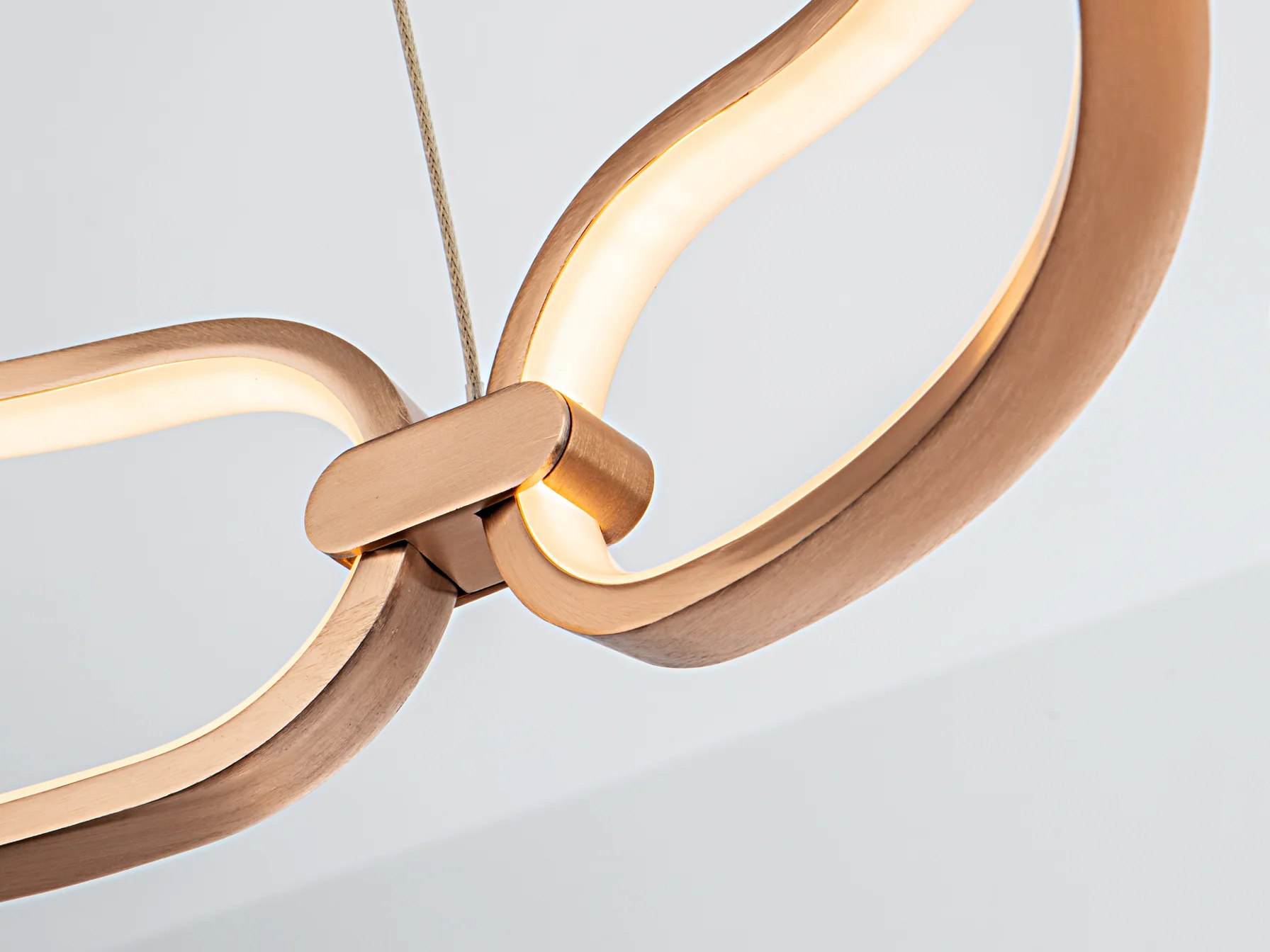 Colette LED Ceiling Light - Rose Gold Finish - Image 5