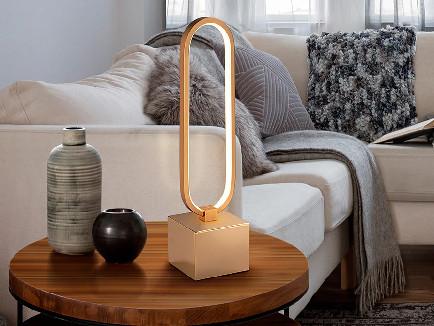 Colette LED Table Lamp- Rose Gold - Image 2