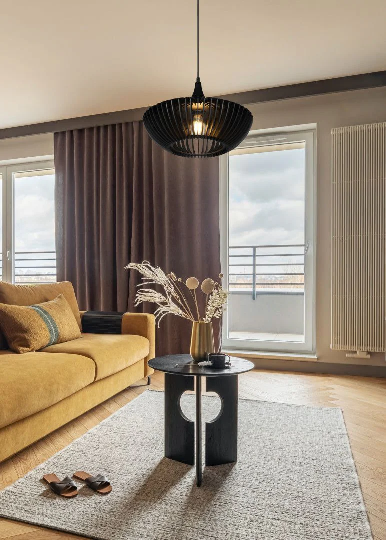 Colino Hanging Lamp - Matt Black/Anthracite Finish - Image 4