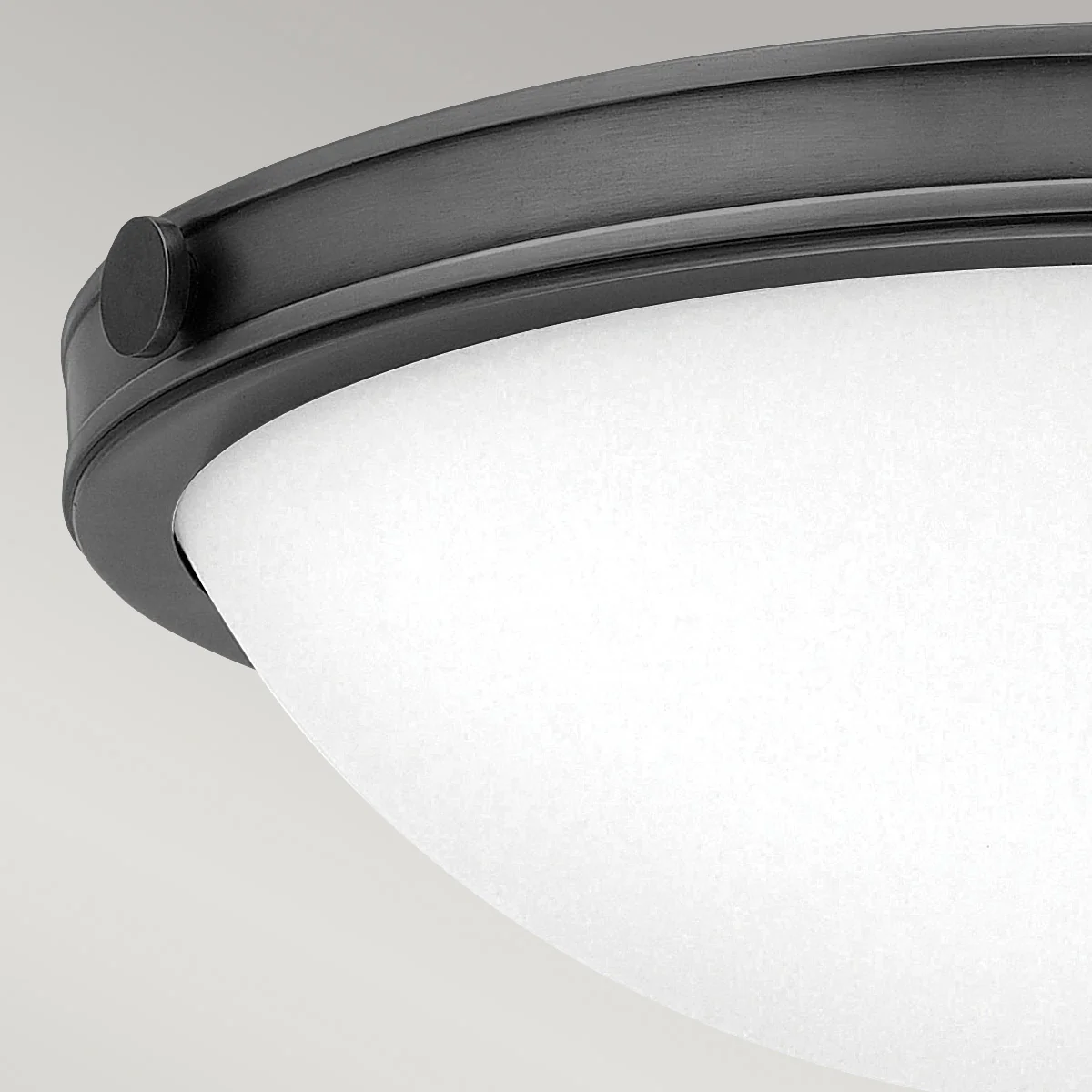 Collier 2/3L Flush Ceiling Light Small/Large - Heritage Brass & Black  Finish - Image 11