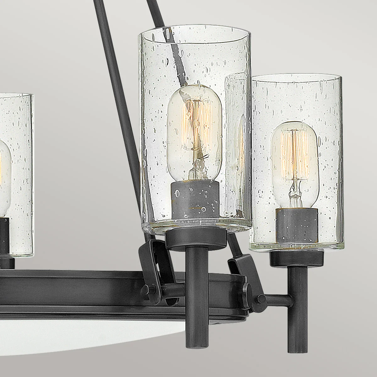 Collier 5lt Chandelier-  Black Oxide/ Heritage Brass - Image 4
