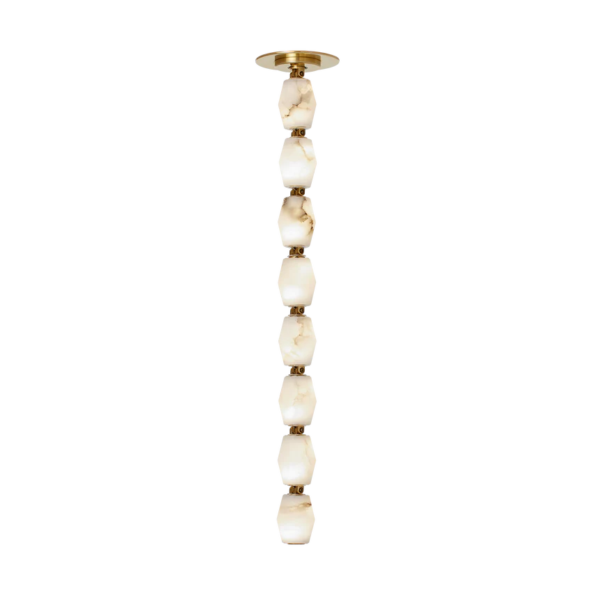 Collier Alabaster 24"/36"/48"Pendant- Various Colors - Image 3