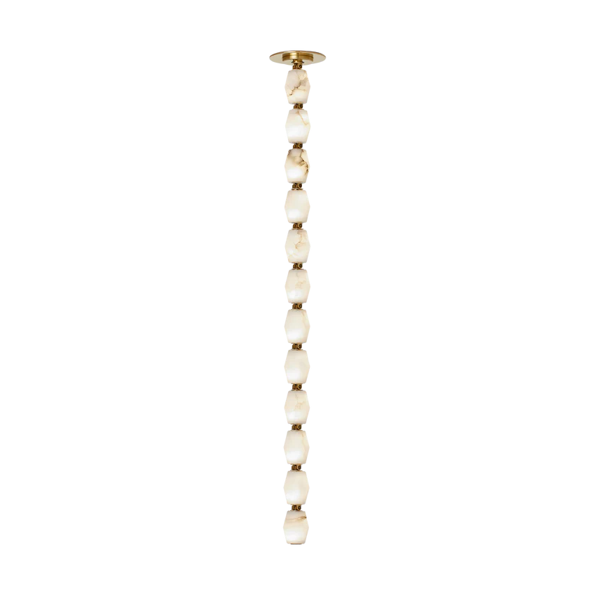 Collier Alabaster 24"/36"/48"Pendant- Various Colors - Image 7