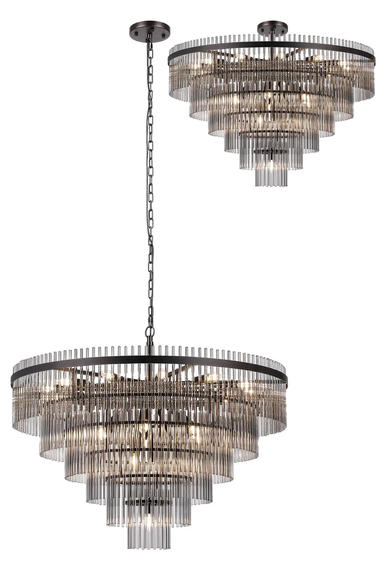 Colmer 15/22Lt Crystal Chandelier - Various Colours - Image 10