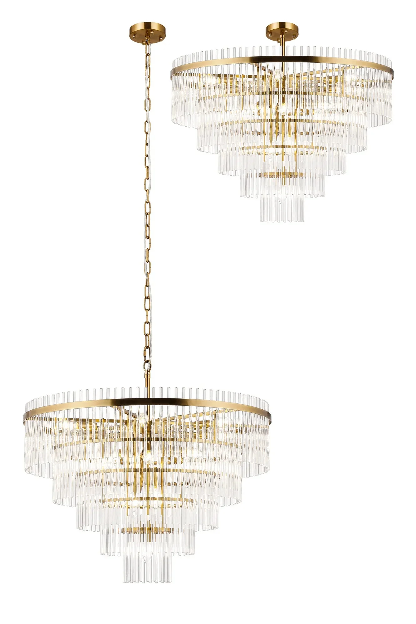 Colmer 15/22Lt Crystal Chandelier - Various Colours - Image 2