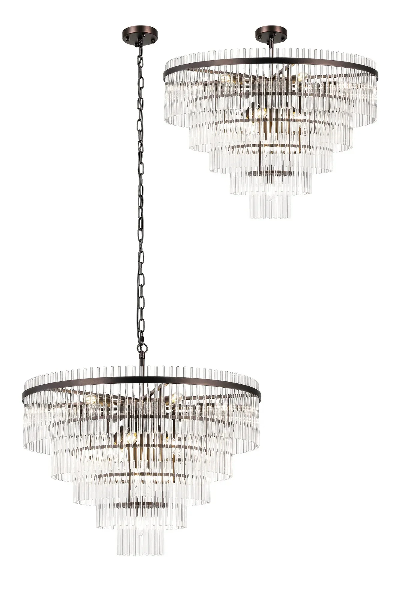 Colmer 15/22Lt Crystal Chandelier - Various Colours - Image 6