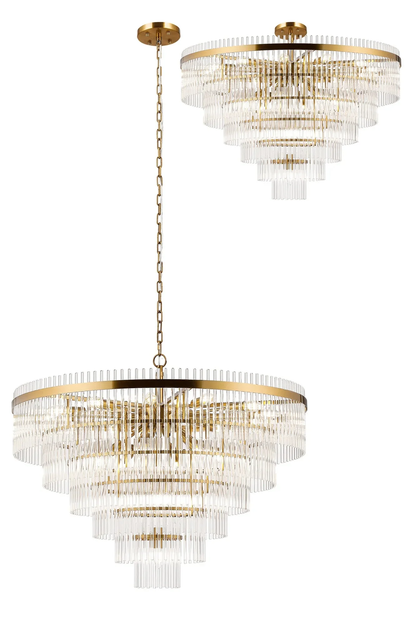 Colmer 15/22Lt Crystal Chandelier - Various Colours - Image 7