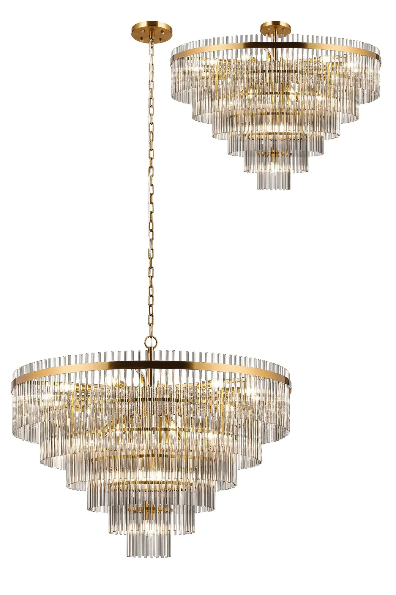 Colmer 15/22Lt Crystal Chandelier - Various Colours - Image 8