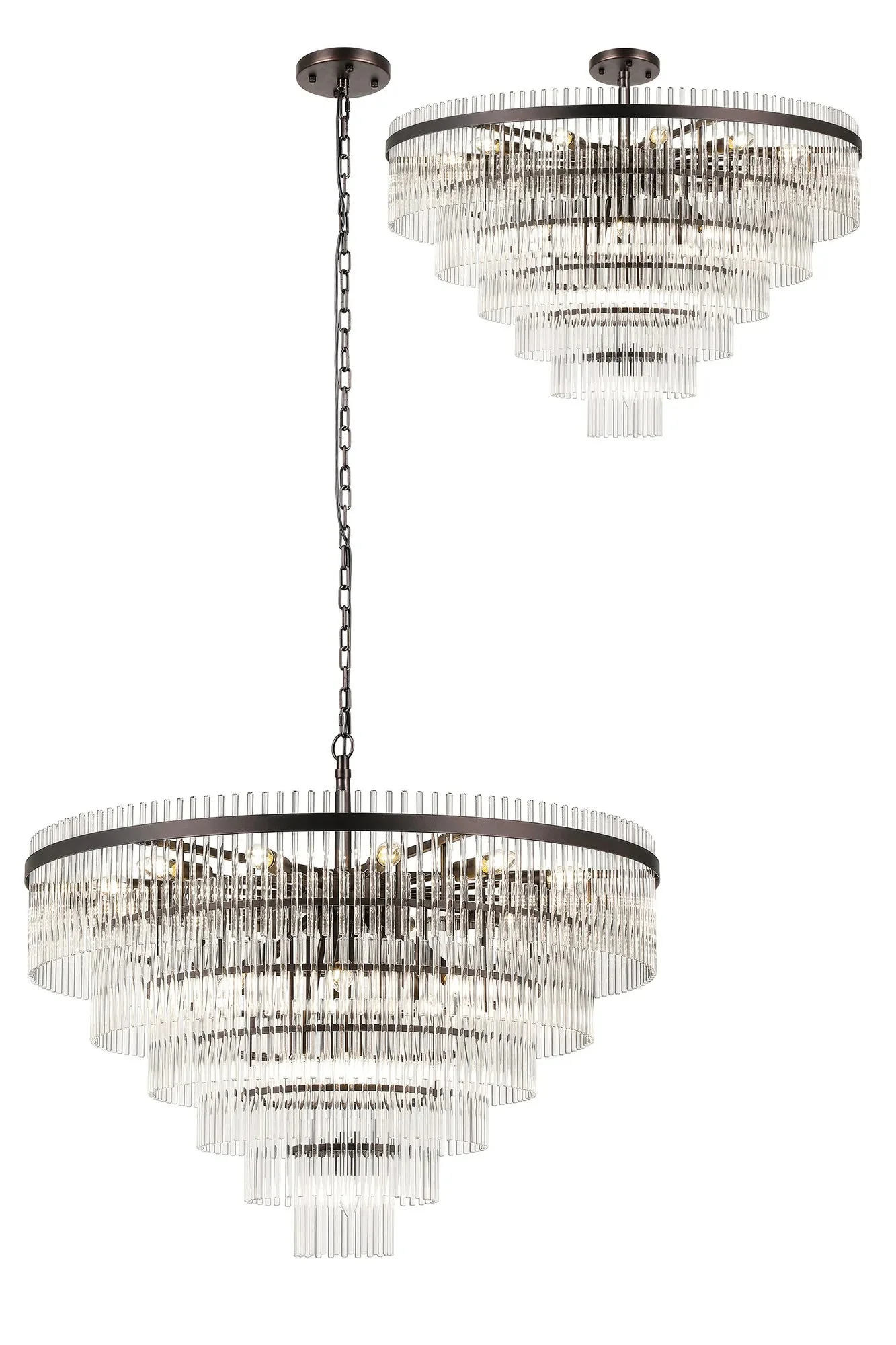 Colmer 15/22Lt Crystal Chandelier - Various Colours - Image 9